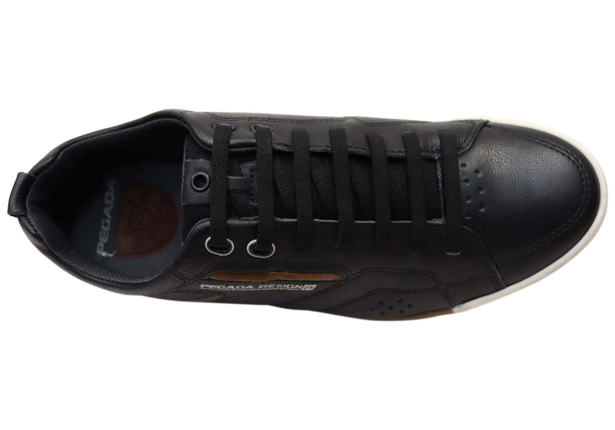Pegada Evolve Mens Leather Slip On Casual Shoes Made In Brazil