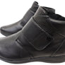 Caprice Nessie Womens Extra Wide Leather Adjustable Strap Ankle Boots