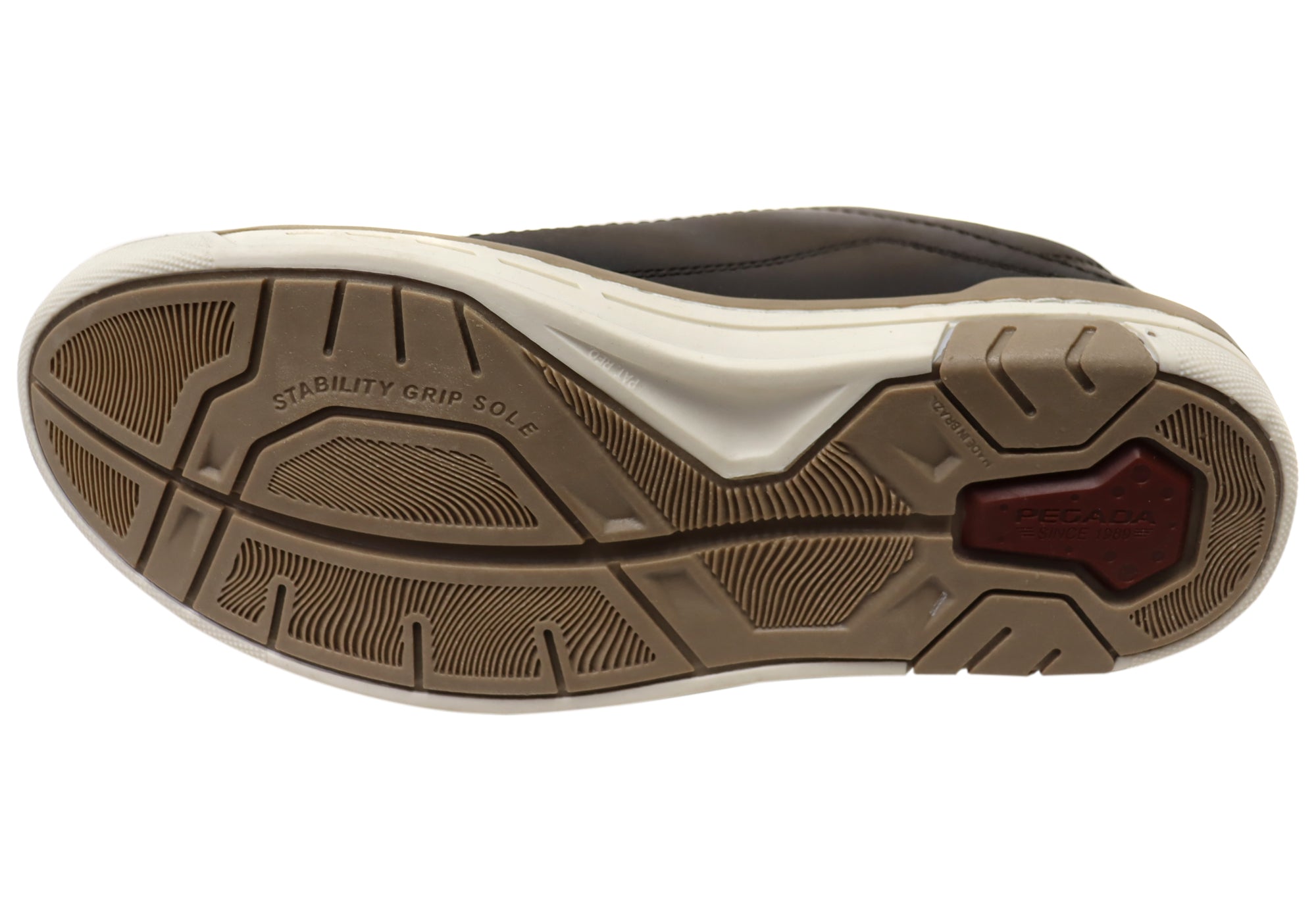 Pegada Brawn Mens Comfortable Leather Casual Shoes Made In Brazil