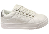 Scholl Orthaheel Womens Paisley Comfortable Supportive Sneakers