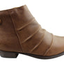 Andacco Avenue Womens Leather Comfortable Ankle Boots Made In Brazil