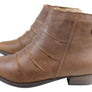 Andacco Avenue Womens Leather Comfortable Ankle Boots Made In Brazil