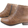 Andacco Avenue Womens Leather Comfortable Ankle Boots Made In Brazil