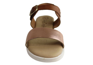 Lola Canales Esta Womens Comfortable Leather Sandals Made In Spain