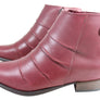 Andacco Avenue Womens Leather Comfortable Ankle Boots Made In Brazil