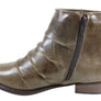 Andacco Avenue Womens Leather Comfortable Ankle Boots Made In Brazil