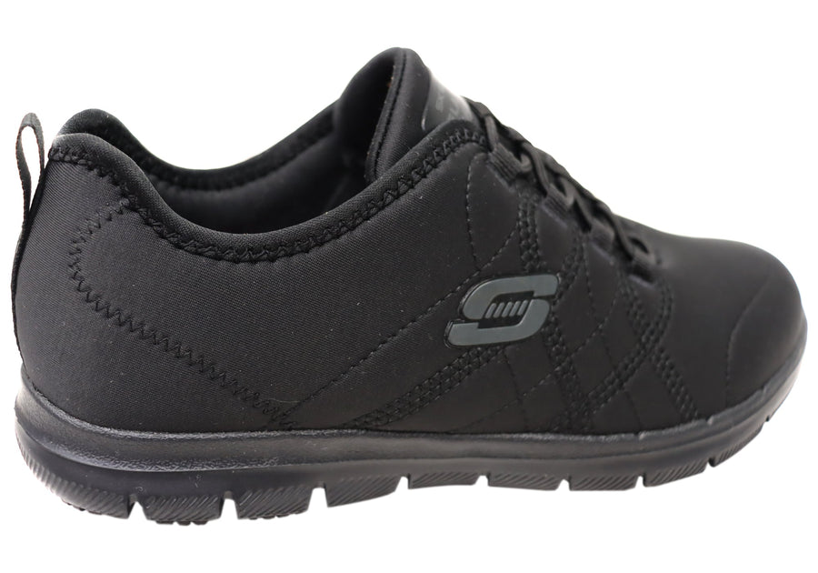 Skechers Womens Relaxed Fit Ghenter Srelt Slip Resistant Work Shoes
