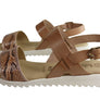 Lola Canales Bridgette Womens Comfort Leather Sandals Made In Spain