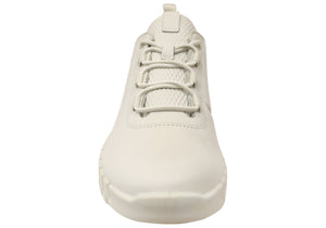 ECCO Womens Comfortable Leather Gruuv Sneakers Shoes