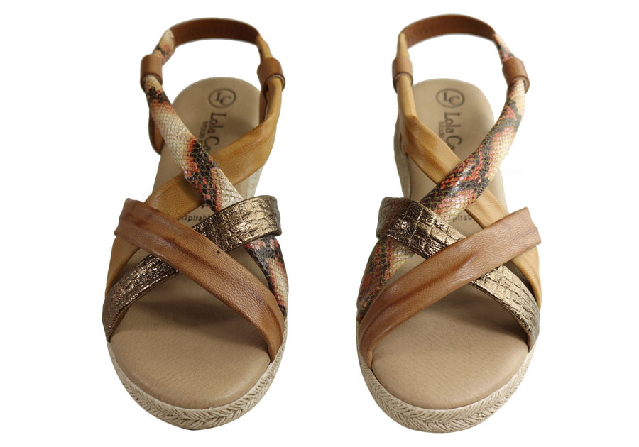 Lola Canales Yasmine Womens Comfortable Leather Sandals Made In Spain