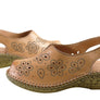 Orizonte Petal Womens European Soft Leather Comfortable Sandals