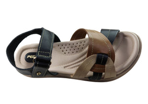 Pegada Vive Womens Comfortable Leather Sandals Made In Brazil