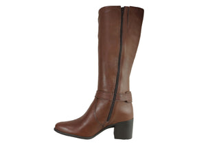 Bottero Bella Womens Comfort Leather Knee High Boots Made In Brazil