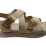 Pegada Sien Womens Comfortable Leather Sandals Made In Brazil