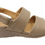 Hush Puppies Reyna Womens Comfortable Leather Wedge Sandals