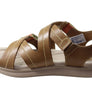 Pegada Sien Womens Comfortable Leather Sandals Made In Brazil