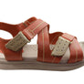 Pegada Sien Womens Comfortable Leather Sandals Made In Brazil