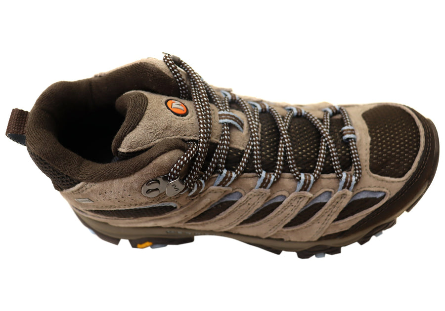 Merrell Womens Moab 3 Mid Gore Tex Wide Fit Leather Hiking Boots