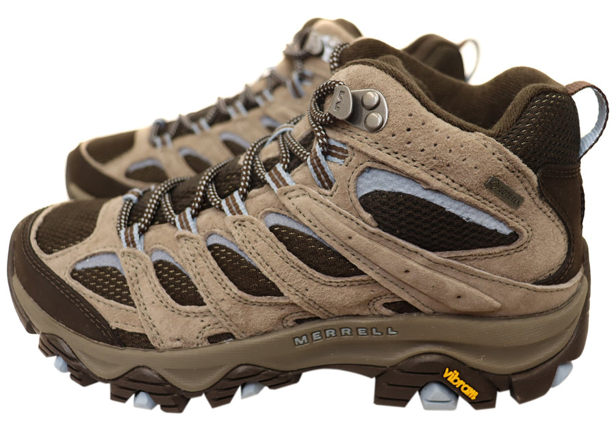 Merrell Womens Moab 3 Mid Gore Tex Wide Fit Leather Hiking Boots