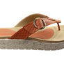 Pegada Explora Womens Comfort Leather Thongs Sandals Made In Brazil