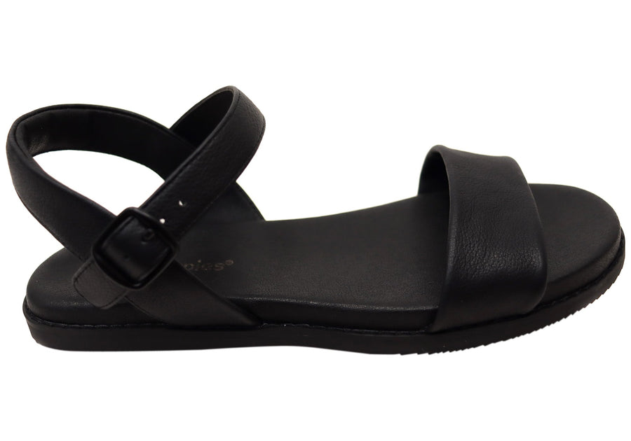 Hush Puppies Promise Womens Comfortable Leather Sandals