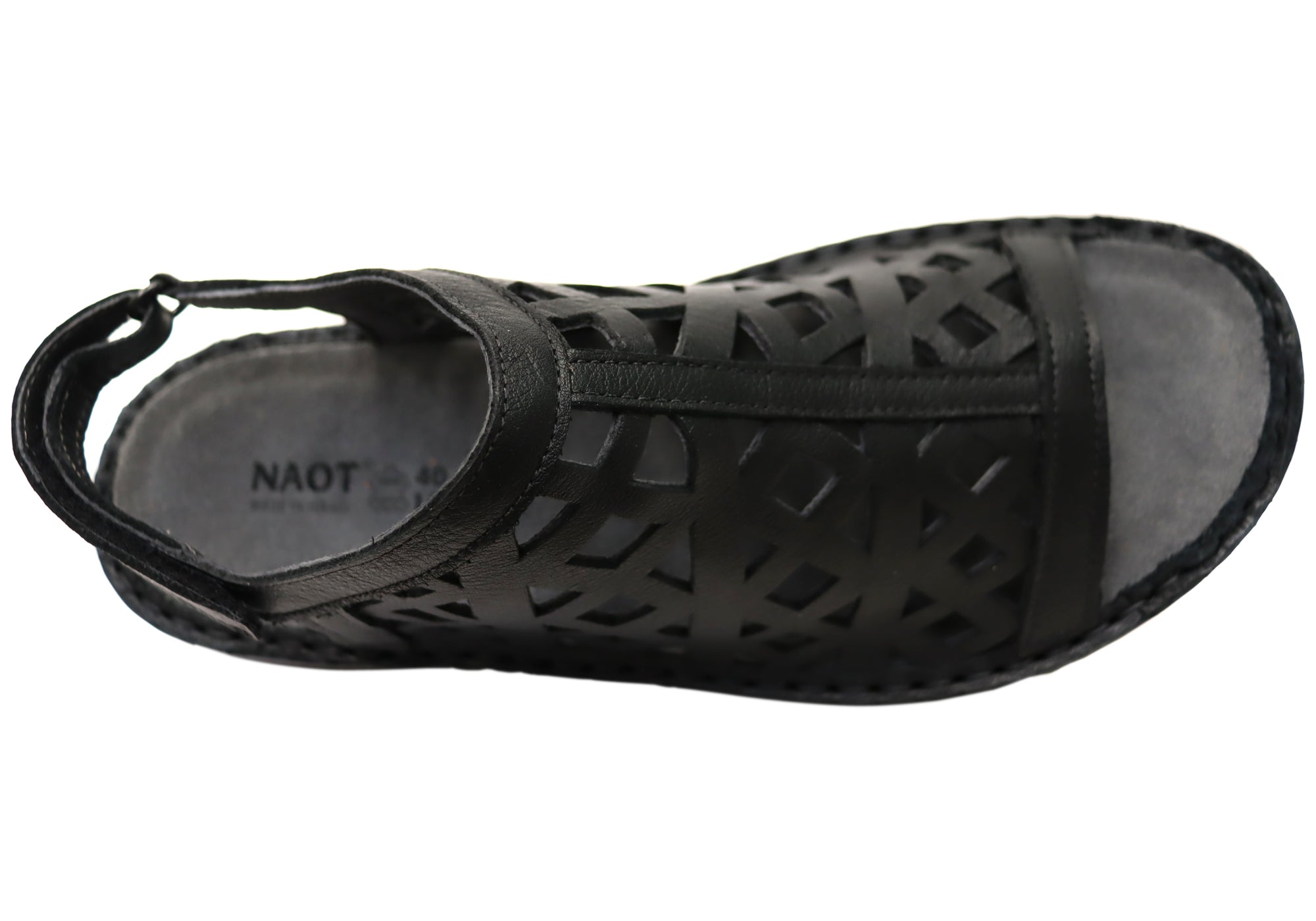 Naot Amadora Womens Leather Comfort Wide Fit Orthotic Friendly Sandals