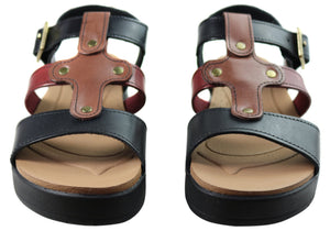 Pegada Atlas Womens Comfortable Leather Sandals Made In Brazil