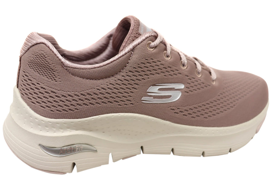 Skechers Womens Arch Fit Comfortable Lace Up Shoes