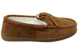 Scholl Orthaheel Womens Comfort Supportive Mohican Moccasin Slippers