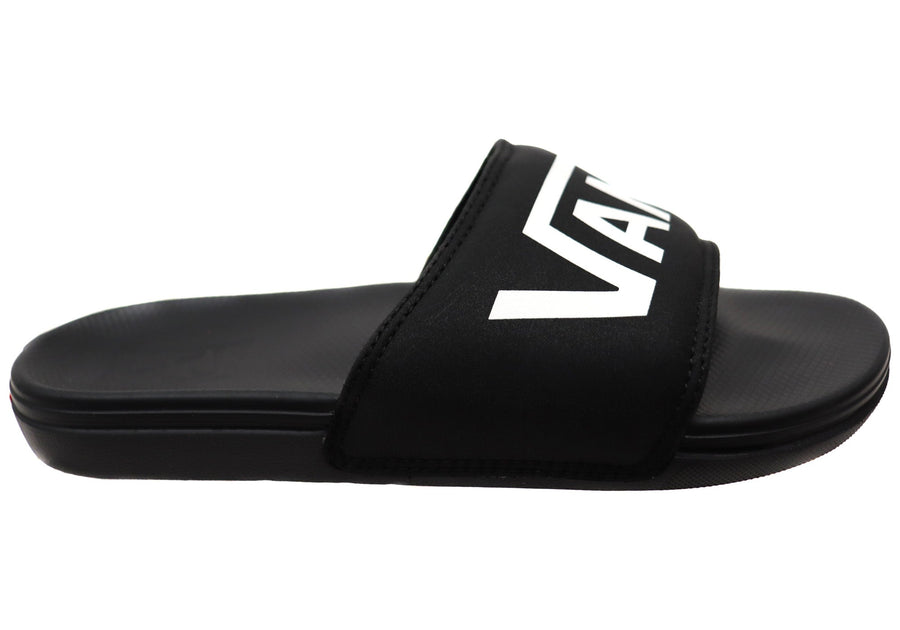 Vans La Costa Slide On Unisex Comfortable Slides Sandals Black Black