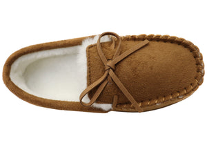 Scholl Orthaheel Womens Comfort Supportive Mohican Moccasin Slippers