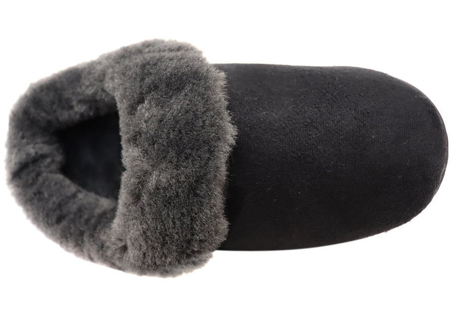 Scholl Orthaheel Snooze II Womens Comfort Supportive Indoor Slippers