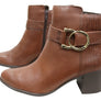 Bottero Beatrice Womens Comfortable Leather Ankle Boots Made In Brazil