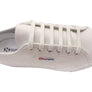 Superga Womens 2790 Tumbled Leather Platform Lace Up Shoes