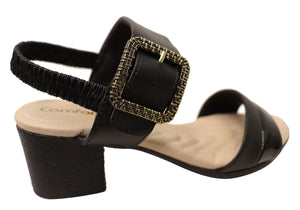 Comfortflex Beatrice Womens Comfortable Brazilian Heels Dress Sandals