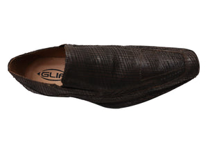 GLIF Vyper Mens Leather Slip On Dress Shoes