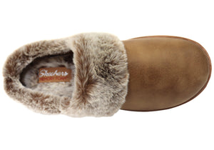 Skechers Womens Cozy Campfire Lovely Life Comfort Indoor Slippers