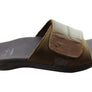 Scholl Orthaheel Cable Mens Comfortable Supportive Adjustable Slides