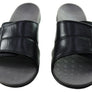 Scholl Orthaheel Cable Mens Comfortable Supportive Adjustable Slides