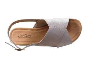 Usaflex Breeza Womens Comfortable Leather Sandals Made In Brazil