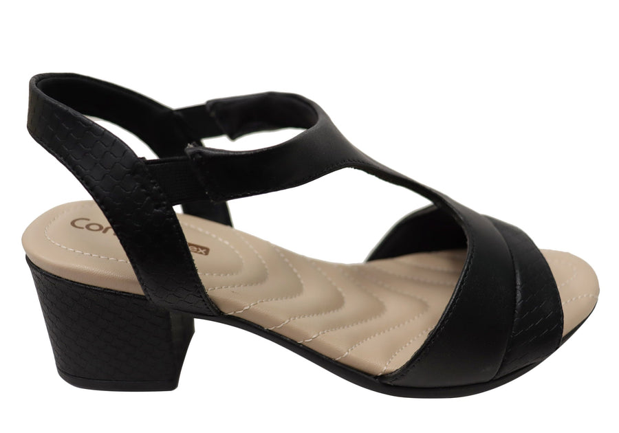 Comfortflex Manny Womens Comfortable Brazilian Heels Dress Sandals