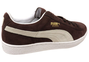 Puma Mens 181649 Suede Leather Comfortable Lace Up Shoes
