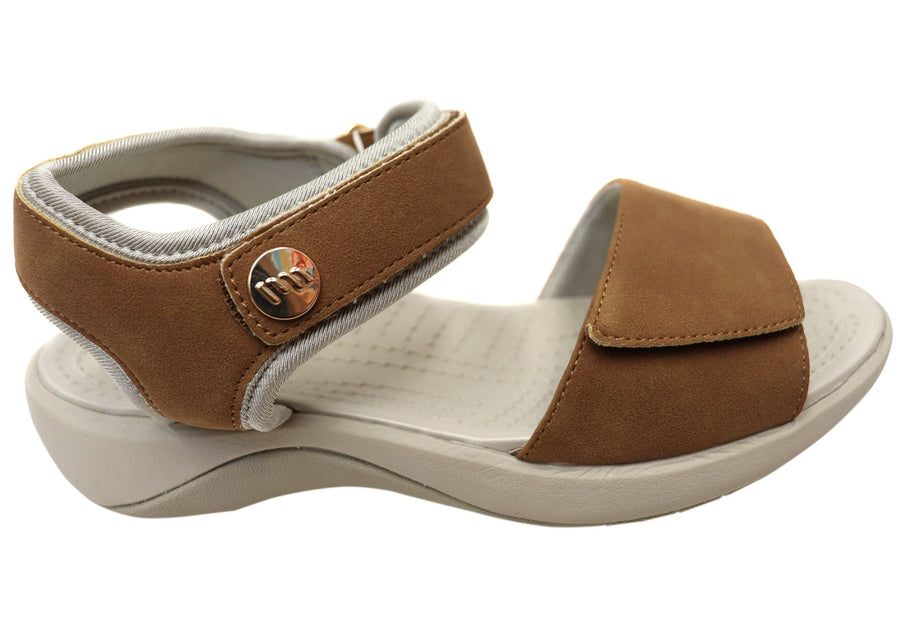 Homyped Womens Niche Walk Tan Comfortable Sandals