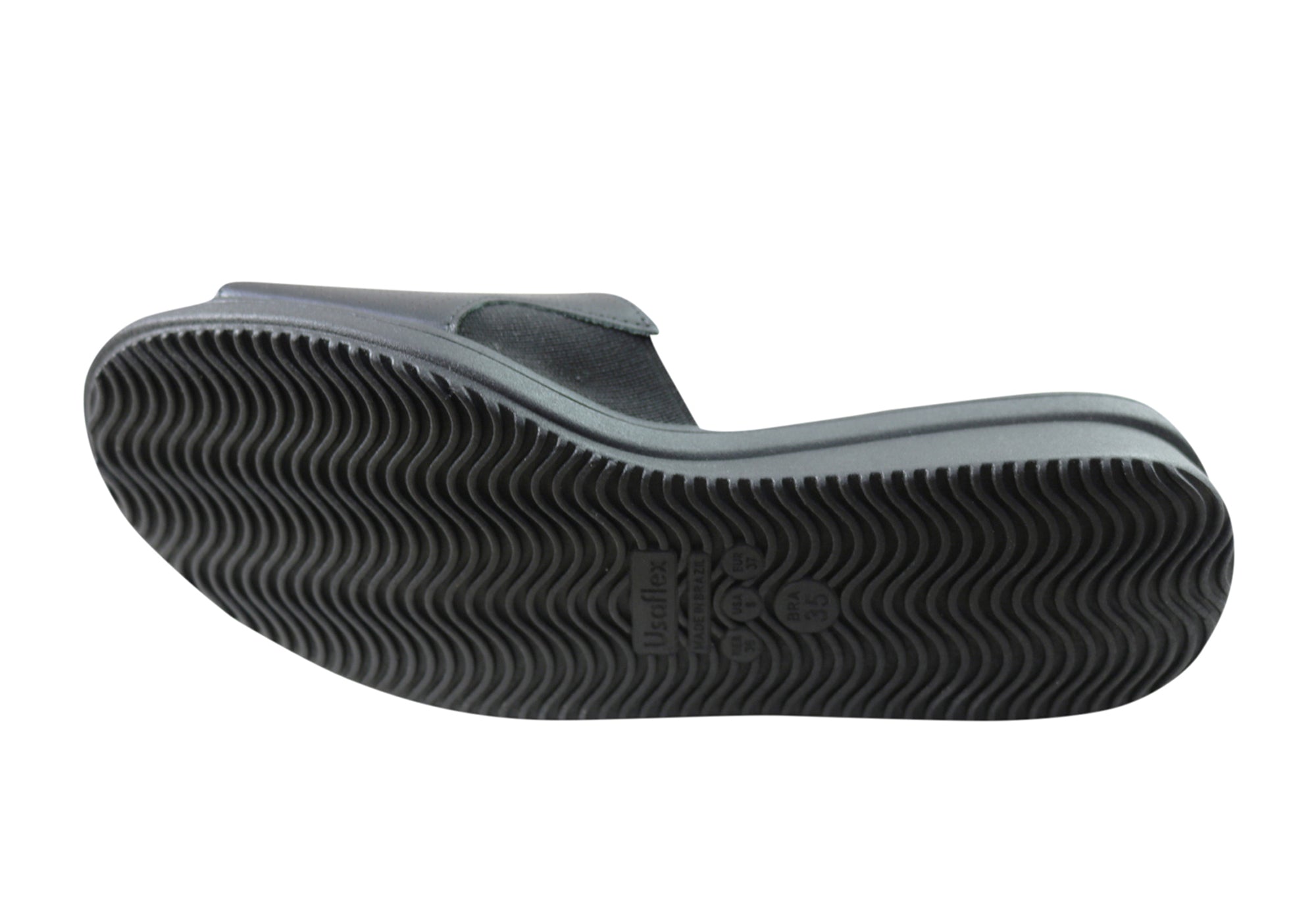 Usaflex Sunrise Womens Comfort Leather Slides Made In Brazil
