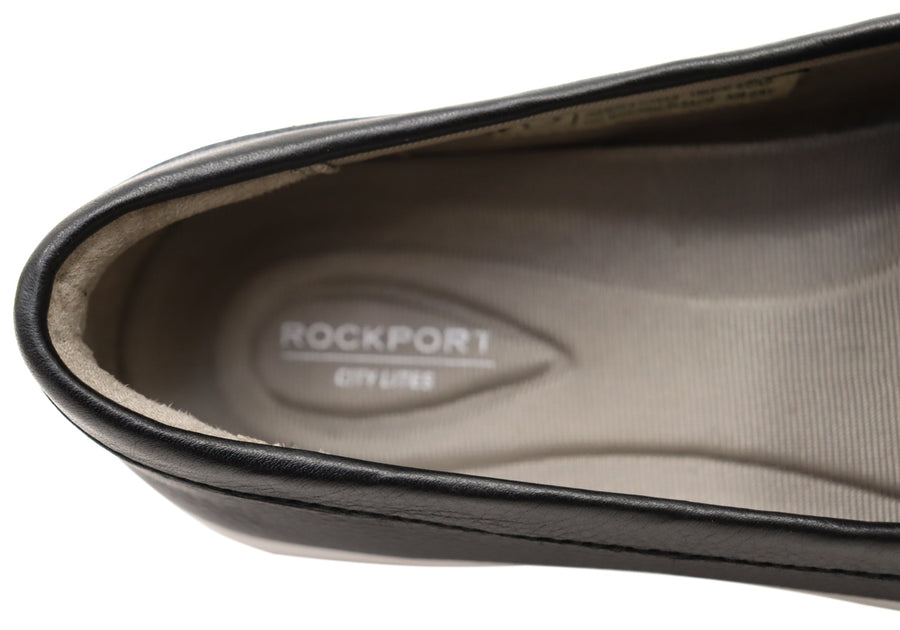Rockport Ayva Washable Penny Loafer Womens Wide Fit Leather Shoes