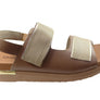 Usaflex Hilda Womens Comfortable Leather Sandals Made In Brazil