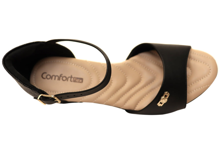 Comfortflex Teki Womens Comfortable Brazilian Heels Dress Sandals