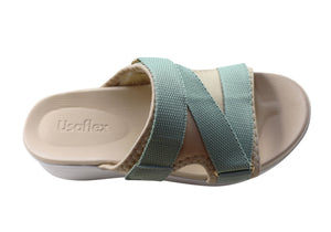 Usaflex Toni Womens Comfortable Slides Sandals Made In Brazil