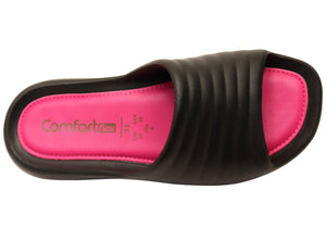 Comfortflex Joy Womens Comfortable Slides Sandals Made In Brazil