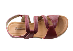 Usaflex Satora Womens Comfortable Leather Sandals Made In Brazil